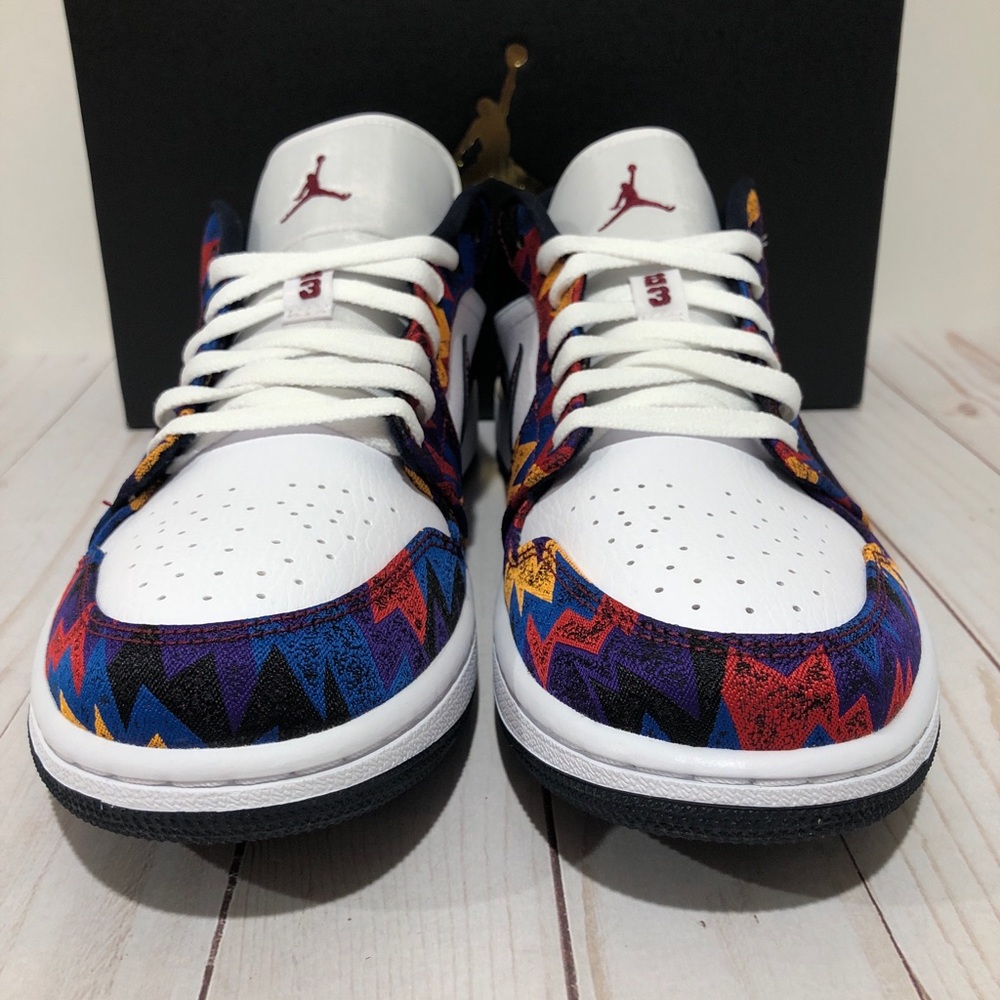 Nike Air Jordan 1 Retro Low Nothing But Net - Picture 2 of 12